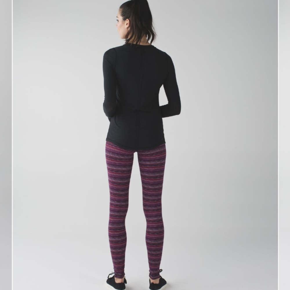 Lululemon Wunder Under Pant III Space Dye Twist Regal Plum Alarming - Picture 2 of 8
